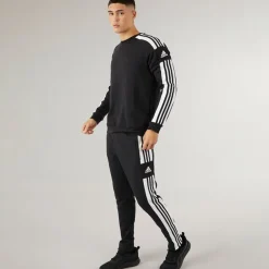adidas Herren Squadra 21 Sweatshirt Schwarz/Weiß