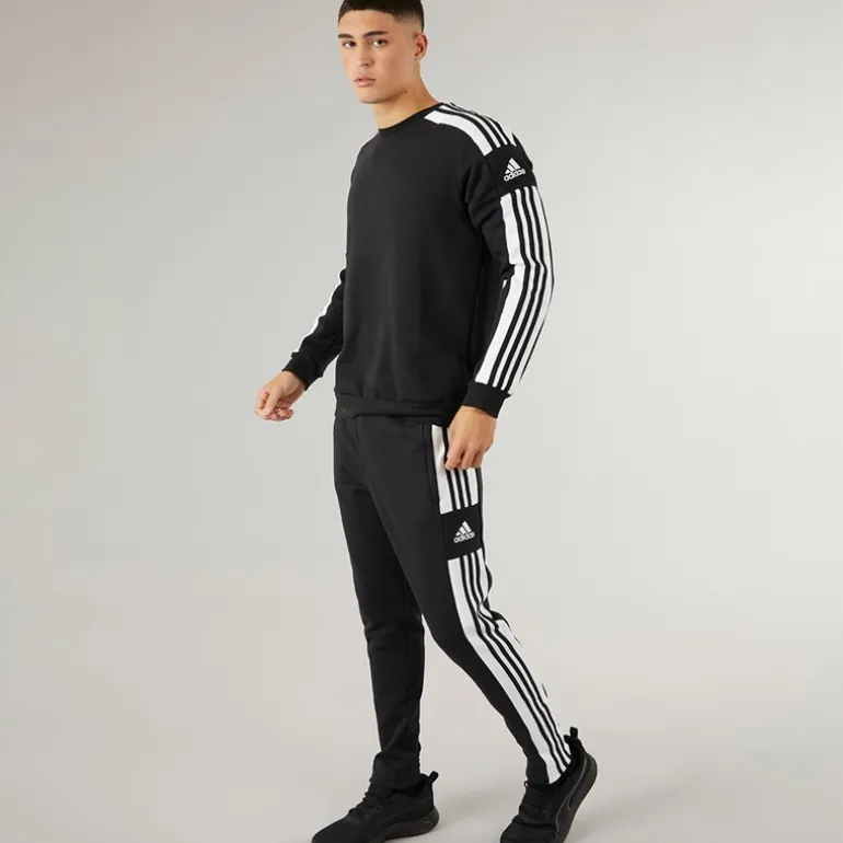 adidas Herren Squadra 21 Sweatshirt Schwarz/Weiß