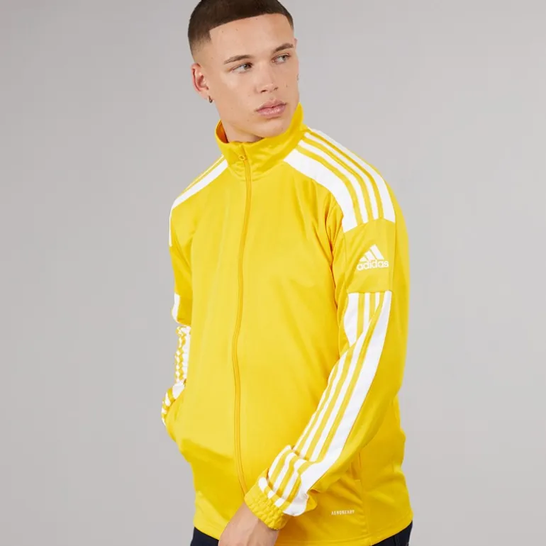 adidas Herren Squadra 21 Training Trainingsjacke Team Yellow/Weiß