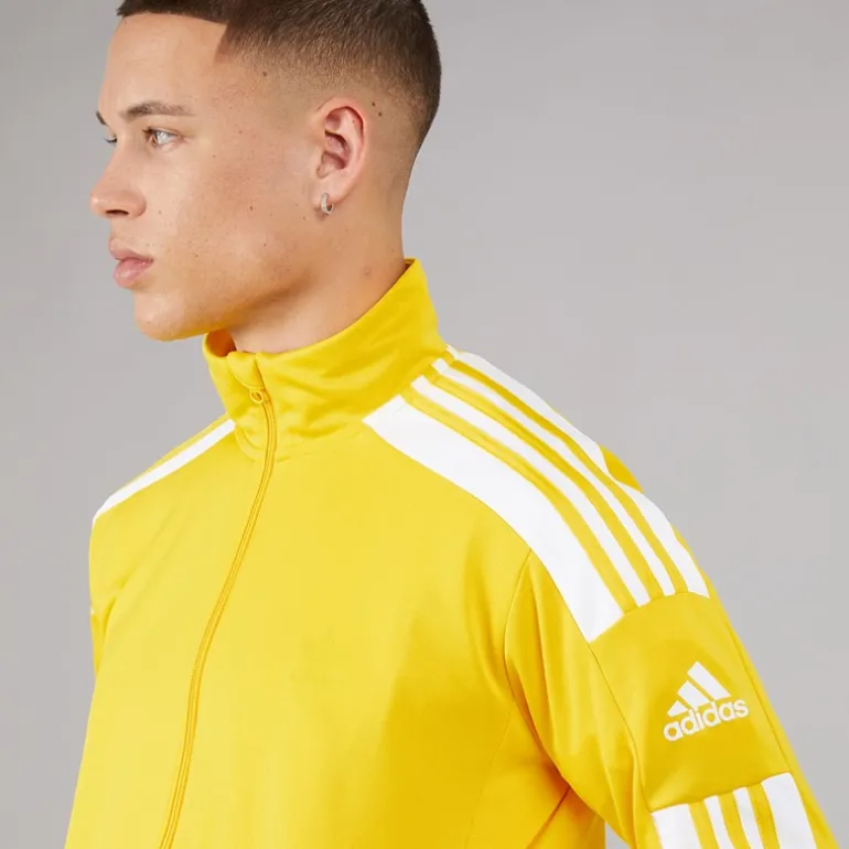 adidas Herren Squadra 21 Training Trainingsjacke Team Yellow/Weiß