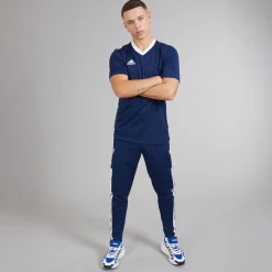 adidas Herren Squadra 21 Trainingshose Navy/Weiß
