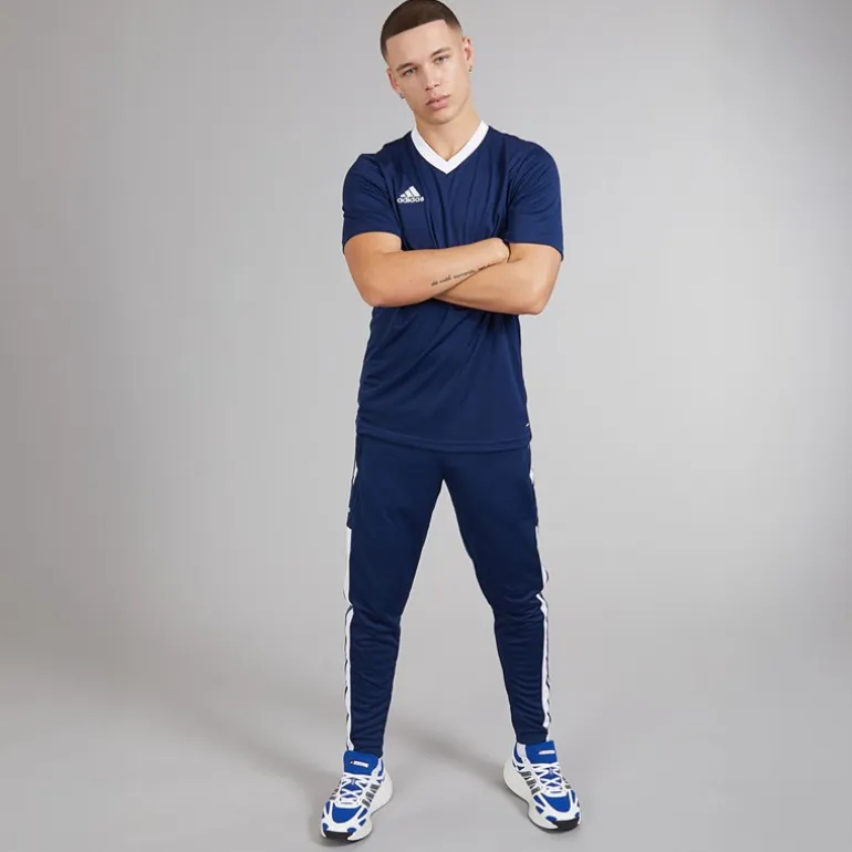 adidas Herren Squadra 21 Trainingshose Navy/Weiß