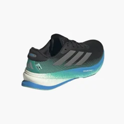 adidas Herren Supernova Rise 2 Neutrale Laufschuhe Core Black/Iron Metallic/Glory Green