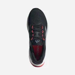 adidas Herren Supernova Rise 2 Neutrale Laufschuhe Core Black/Halo Silver/Lucid Red