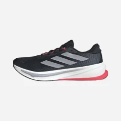 adidas Herren Supernova Rise 2 Neutrale Laufschuhe Core Black/Halo Silver/Lucid Red