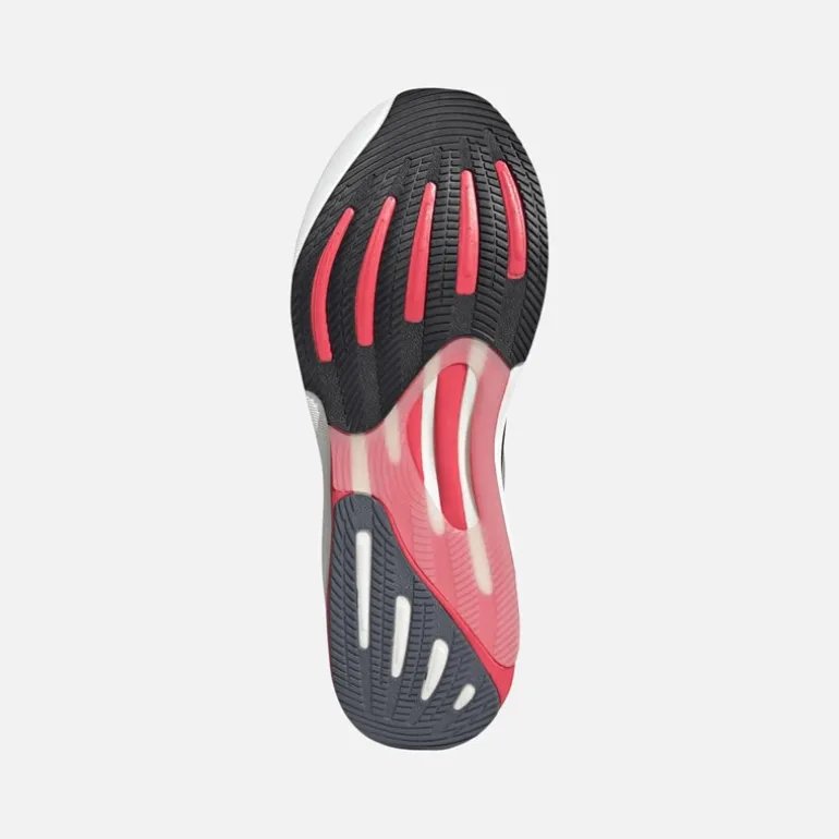 adidas Herren Supernova Rise 2 Neutrale Laufschuhe Core Black/Halo Silver/Lucid Red