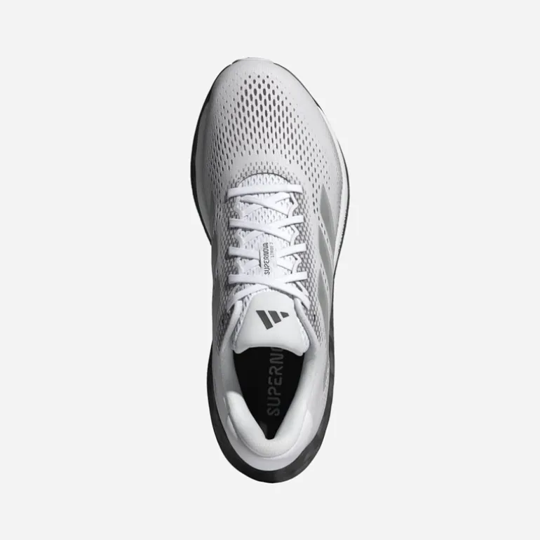 adidas Herren Supernova Stride 2 Neutrale Laufschuhe Footwear White/Silver Metallic/Core Black