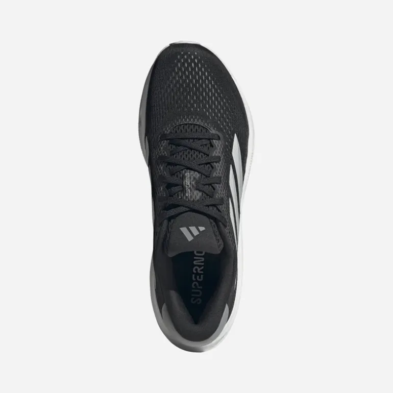adidas Herren Supernova Stride 2 Neutrale Laufschuhe Core Black/Footwear White/Grau