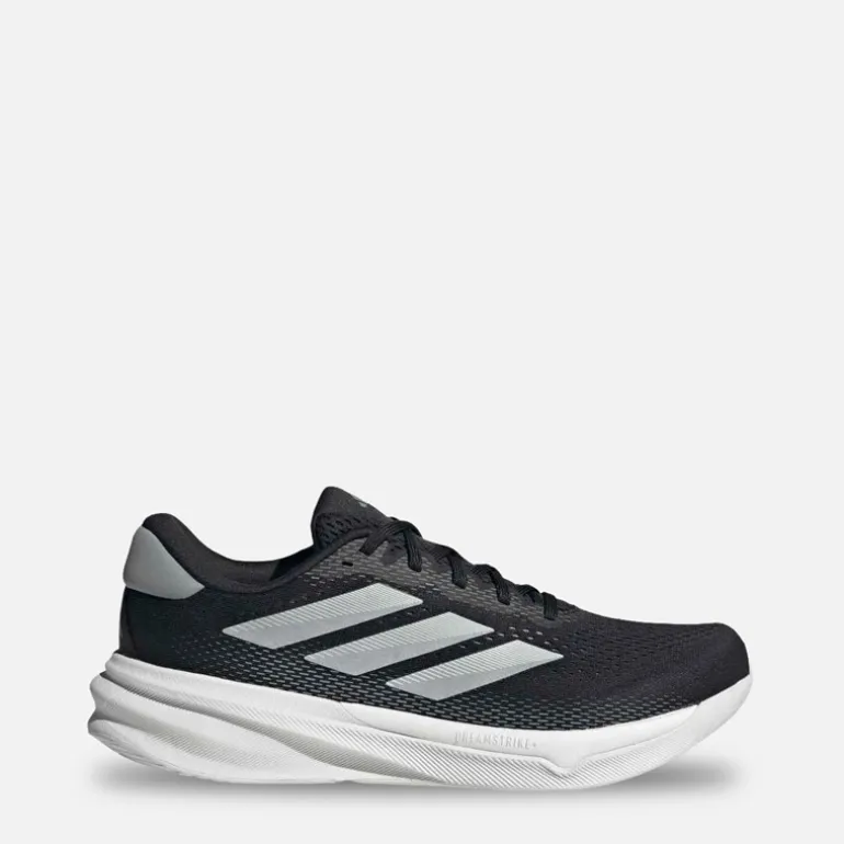 adidas Herren Supernova Stride 2 Neutrale Laufschuhe Core Black/Footwear White/Grau