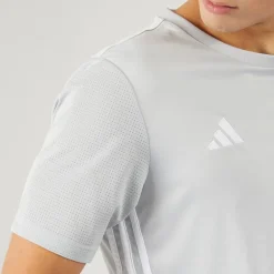 adidas Herren Tabela 23 T Shirt Light Grey/Weiß