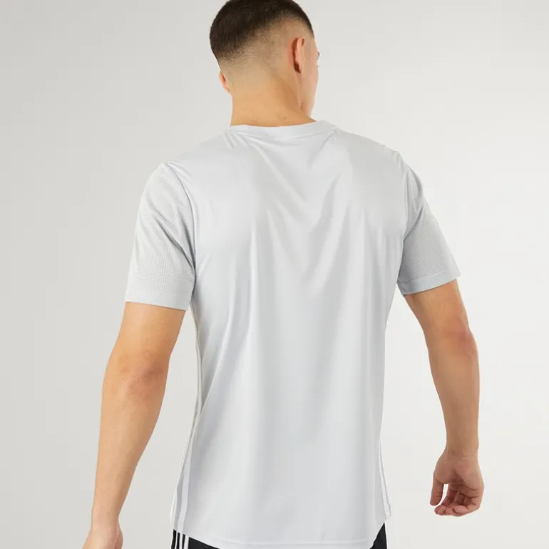 adidas Herren Tabela 23 T Shirt Light Grey/Weiß