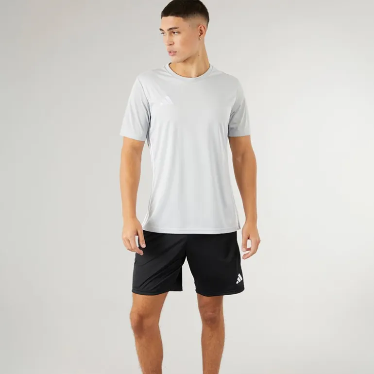 adidas Herren Tabela 23 T Shirt Light Grey/Weiß