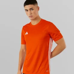adidas Herren Tabela 23 T Shirt Team Orange/Weiß