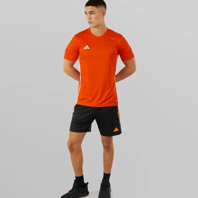 adidas Herren Tabela 23 T Shirt Team Orange/Weiß