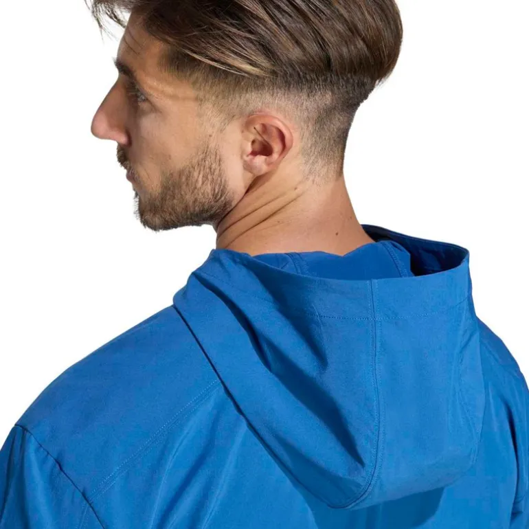 adidas Herren Tech Essentials Trainings Reißverschluss Hoodie Dusky Petrol