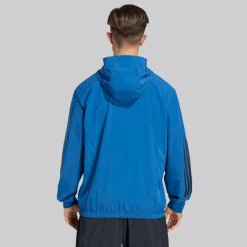 adidas Herren Tech Essentials Trainings Reißverschluss Hoodie Dusky Petrol