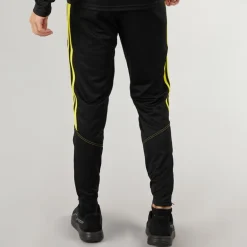 adidas Herren Tiro 23 Club Trainingshose Schwarz/Bright Yellow