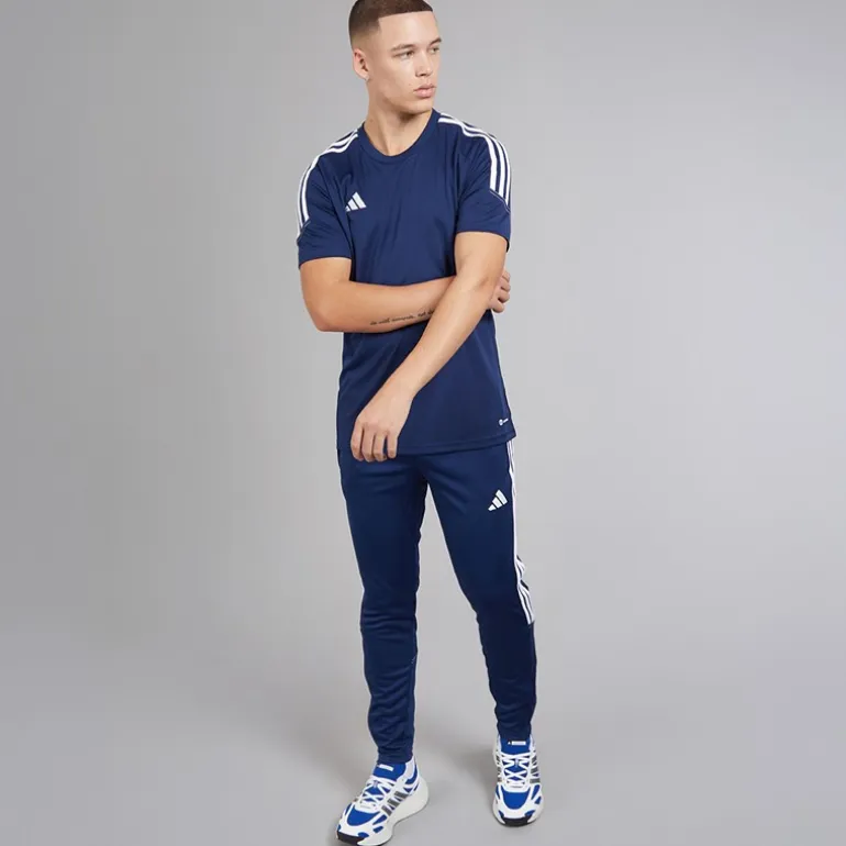 adidas Herren Tiro 23 Club T Shirt Team Navy Blue 2/Weiß