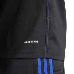 adidas Herren Tiro 23 Club 1/4 Zip Training Oberteil Schwarz/Lucid Blue