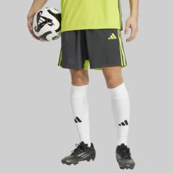 adidas Herren Tiro 25 Essentials Shorts Carbon/Semi Solar Yellow