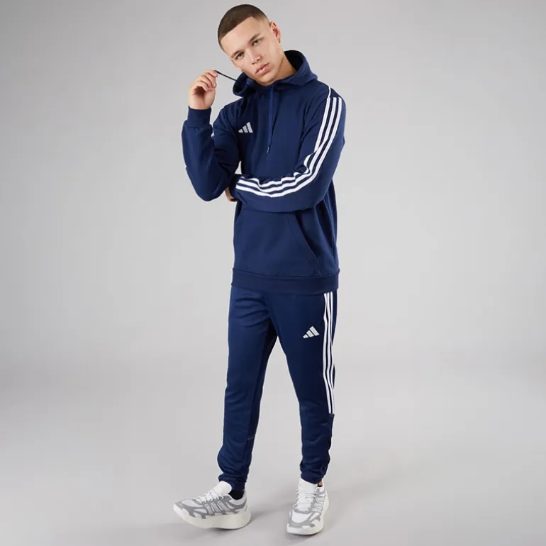 adidas Herren Tiro 23 League Pullover Sweat Hoodie Team Navy Blue