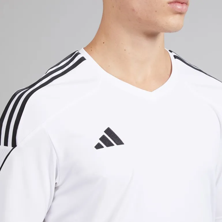 adidas Herren Tiro 23 League T Shirt Weiß/Schwarz
