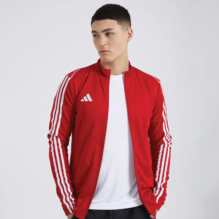 adidas Herren Tiro 23 Track Performance Sporttops Rot