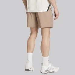 adidas Herren Train Essentials Gewebte Trainingsshorts Chalky Brown/Schwarz