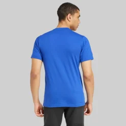 adidas Herren Train Essentials Camo Grafik Logo T Shirt Semi Lucid Blue