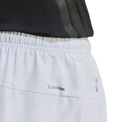 adidas Herren Trainings Essentials Basis Melange Gewebte Shorts Halo Silver Mel