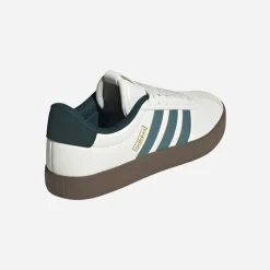 adidas Herren VL Court 3.0 Sneaker Core White/Preloved Teal/Aurora Ivy
