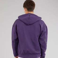 adidas Herren Z.N.E Full Zip Hoodie Aurora Plum