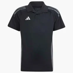 adidas Junge Junior Tiro 24 Wettkampf Poloshirt Schwarz/Team Dark Grey