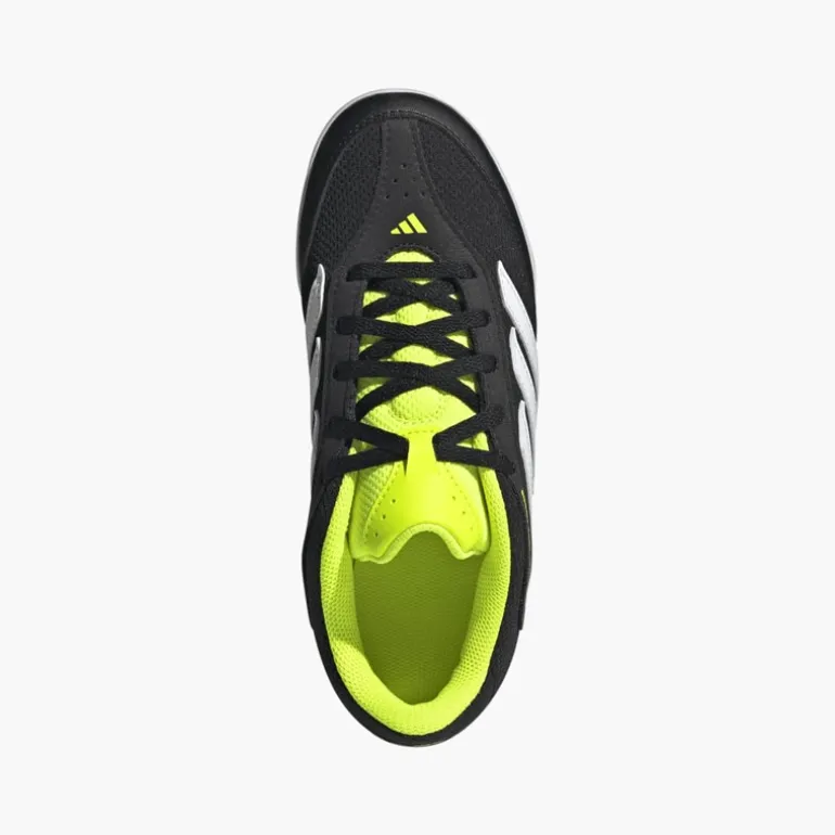 adidas Junior Copa Court League IN Indoor Fussball Schuhe Core Black/Cloud White/Lucid Lemon