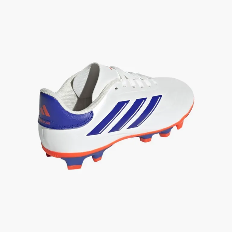 adidas Junior Copa Pure 2 Club Advancement Pack FG Kunstrasen Fussballschuhe Cloud White/Lucid Blue/Solar Red