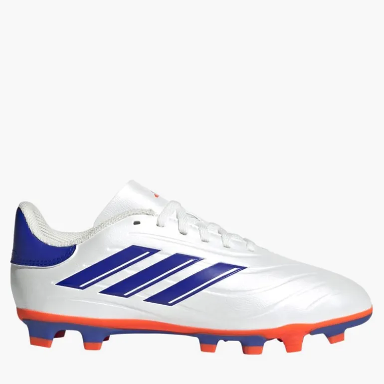 adidas Junior Copa Pure 2 Club Advancement Pack FG Kunstrasen Fussballschuhe Cloud White/Lucid Blue/Solar Red