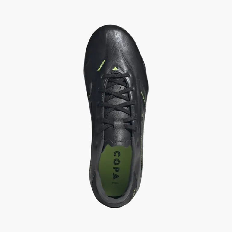 adidas Junior Copa Pure 3 League Electric Stealth Pack FG/MG Fußballschuhe Core Black/Dgh Solid Grey/Lucid Lemon