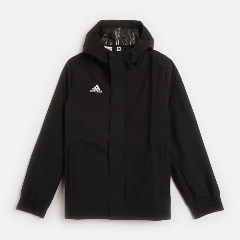 adidas Junior Entrada 22 All Weather Jacke Schwarz
