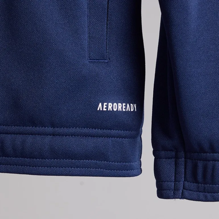 adidas Junior Entrada 22 Poly Trainingsjacke Team Navy Blue