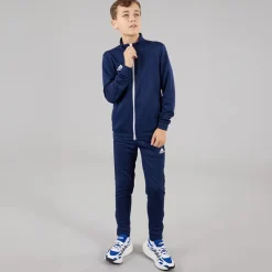 adidas Junior Entrada 22 Poly Trainingsjacke Team Navy Blue