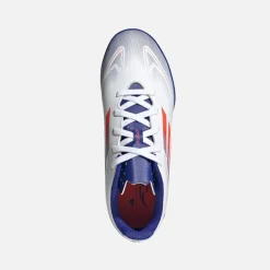 adidas Junior F50 Club TF Astro Fußballschuhe Cloud White/Solar Red/Lucid Blue