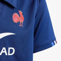 adidas Junior FFR Frankreich Rugby 24/25 Heim Trikot Dark Blue