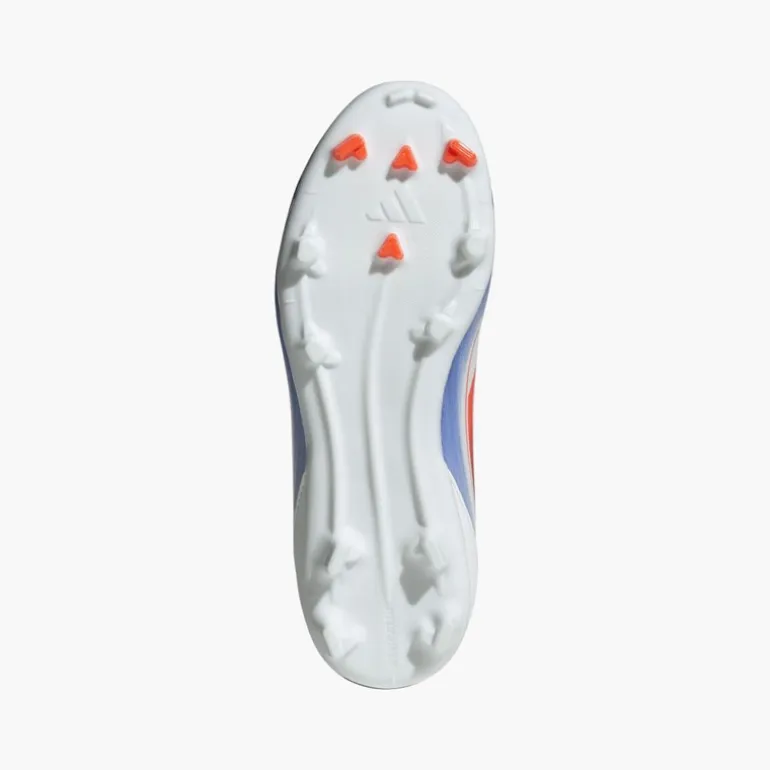adidas Junior F50 Liga Aufstiegspaket FG/MG Fester/Multiflächen Fußballschuhe Cloud White/Solar Red/Lucid Blue