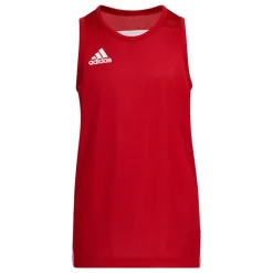 adidas Junior 3G Speed Wendbare Basketballtrikot Power Red/Weiß