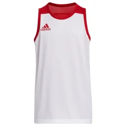 adidas Junior 3G Speed Wendbare Basketballtrikot Power Red/Weiß