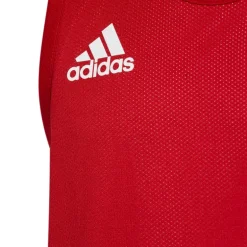adidas Junior 3G Speed Wendbare Basketballtrikot Power Red/Weiß