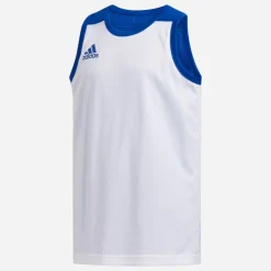 adidas Junior 3G Speed Wende Basketball Trikot Collegiate Royal/Weiss
