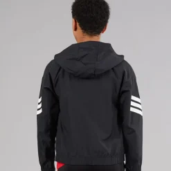 adidas Junior Junge Future Icons 3 Streifen Gewebte Trainingsjacke Schwarz/Weiß