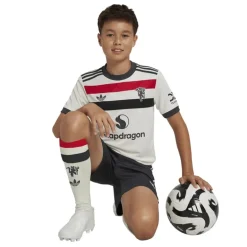 adidas Junior Junge MUFC Manchester United 24/2 Dritte Shorts Carbon
