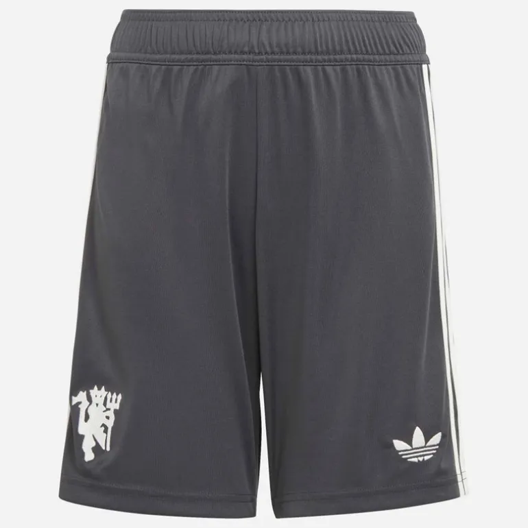 adidas Junior Junge MUFC Manchester United 24/2 Dritte Shorts Carbon